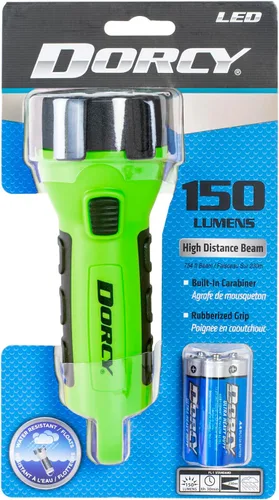Vista 8 de Dorcy Linterna LED flotante resistente al agua de 150 lúmenes con clip de mosquetón, azul (41-2514)
