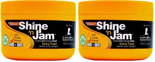 Vista 6 de Gel acondicionador Shine 'n' Jam, fuerza extra, 8 onzas, de Ampro