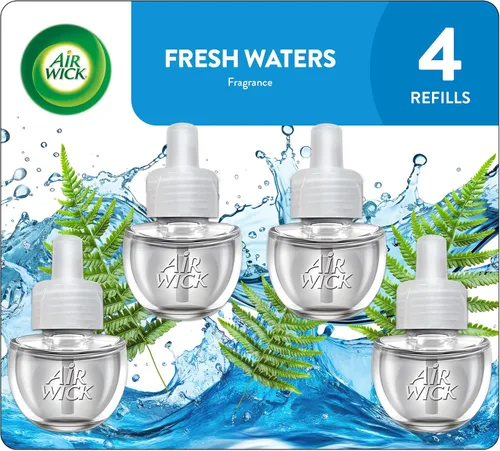 Vista 12 de Air Wick 79717 Relleno de aceite perfumado, las Aguas Dulces, 0.67oz, 2 unidades)