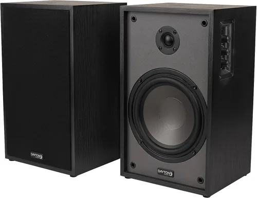 Vista 12 de Dayton Audio Classic B40A Par de bocinas de estante con Bluetooth y alimentación (Negro, 4")