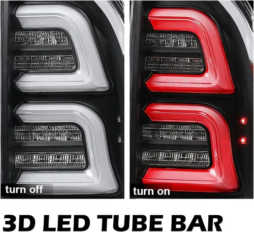 Vista 7 de G-PLUS Luces traseras LED montaje de la lámpara de freno trasero tubo bar Fit Toyota Tacoma 2005-2015 luces traseras de estacionamiento cromo