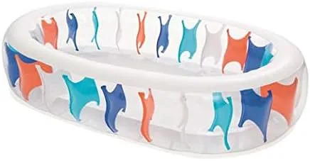 Vista 2 de Bestway 54066E - Piscina elíptica para niños, multicolor