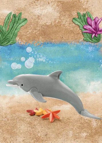 Vista 2 de Playmobil Wiltopia Dolphin Animal Figura