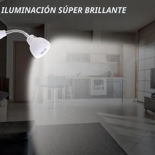 Vista 4 de Luz con sensor de movimiento enchufable, luz nocturna del atardecer al amanecer, salida de CA, lámpara de pared para escalera, luz LED inteligente