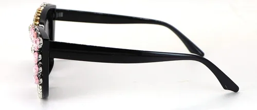 Vista 3 de Gafas de sol retro Cateye para mujer protección UV400 ojo de gato brillantes M