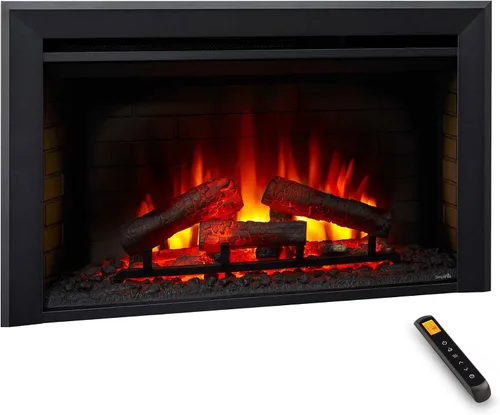 Vista 9 de SimpliFire Chimenea eléctrica incorporada de 25 pulgadas (SF-INS25)