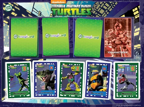 Vista 12 de LeapFrog Imagicard Teenage Mutant Ninja Turtles Juego de Aprendizaje (para Tabletas LeapPad) Juguete
