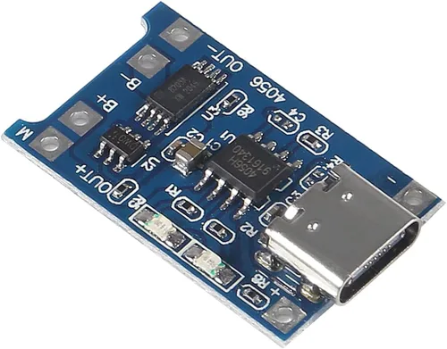 Vista 6 de 20 unids TP4056 Tipo-C USB 5V 1A 18650 Módulo de cargador de batería de litio Junta de carga de iones de litio TC4056A con función de protección dual