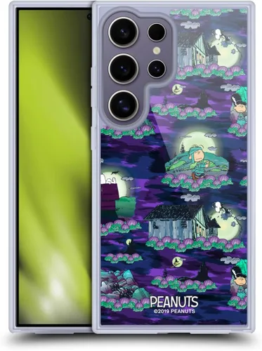 Vista 128 de Head Case Designs Funda de gel Spooktacular con licencia oficial de Peanuts Linus y Snoopy [protección de grado militar] compatible con Google Pixel