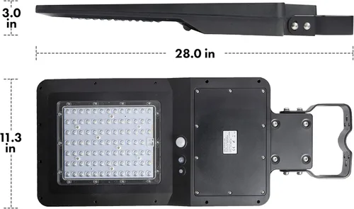 Vista 2 de Wagan Luz de inundación accionada solar integrada de 6000 lúmenes LED