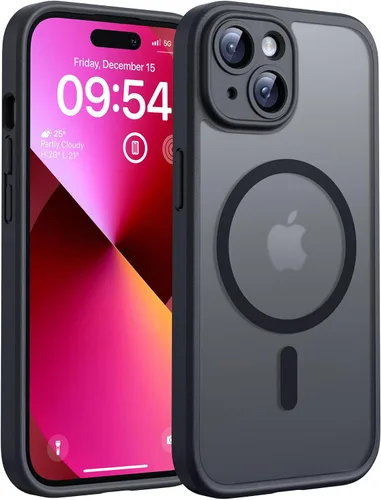 Vista 159 de TOCOL Funda para iPhone 11, compatible con Magsafe, protección completa de cámara, imanes integrados, protección contra caídas, funda translúcida
