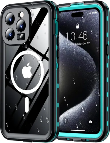 Vista 33 de Red2Fire Funda impermeable para iPhone 16, protector de pantalla integrado y protector de cámara, compatible con MagSafe, cuerpo completo a prueba