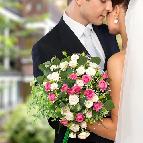 Vista 5 de Yunsailing 100 tallos de eucalipto sintético con semillas blancas, hojas de eucalipto artificiales, decoración de ramas de hojas falsas para ramos