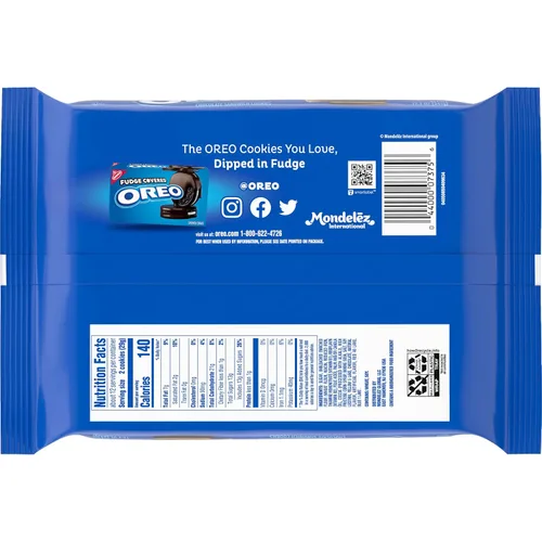 Vista 7 de OREO Doble Stuf Mocha Latte Galletas, paquete de 12.2 onzas
