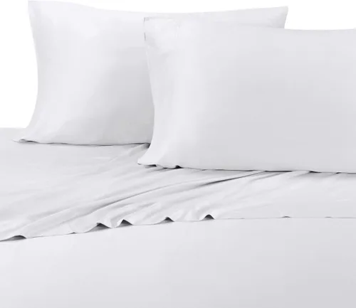 Vista 10 de Royal Hotel Twin XL Tencel Lyocell - Juego de sábanas de 600 TC, gris