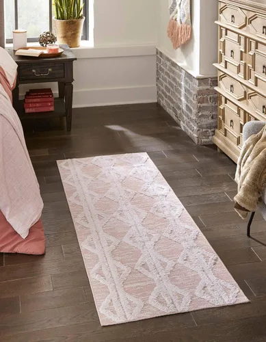 Vista 17 de Unique Loom Sabrina Soto Casa Collection - Alfombra de área - Palma (2 pies 3 pulgadas x 6 pies 1 pulgada, gris antracita/marfil)