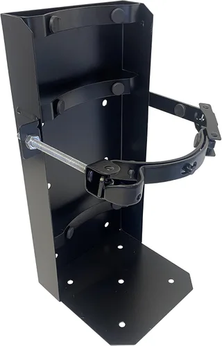 Vista 4 de Extintor de incendios seco universal de 30 libras, soporte de cilindro de dióxido de carbono de CO2 de aluminio de 20 libras, 7 1/2 "a 8" de diámetro