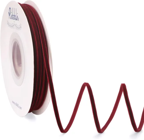 Vista 28 de Ribbli - Cinta de terciopelo negro de 1 pulgada, carrete continuo de 25 yardas, cinta de Navidad negra para envoltorios de regalos, manualidades