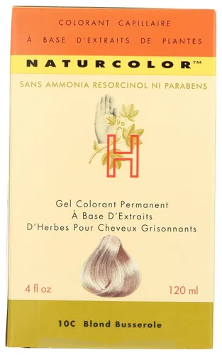 Vista 2 de naturcolor - Tinte para el cabello, color rubio platino cenizo (10C) (Manzanita Blonde), 4 fl oz (120 ml)