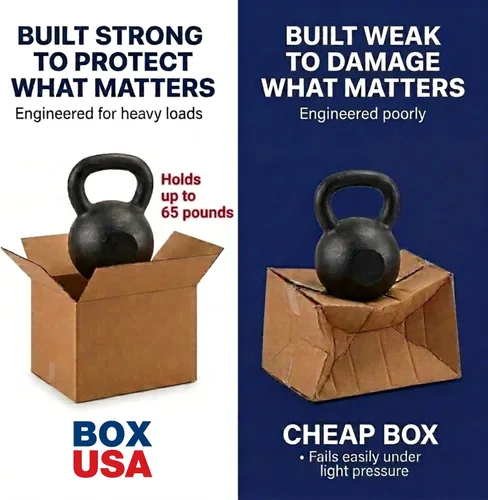 Vista 3 de Seleccione un tamaño: cajas planas marca Partners., Kraft, 25
