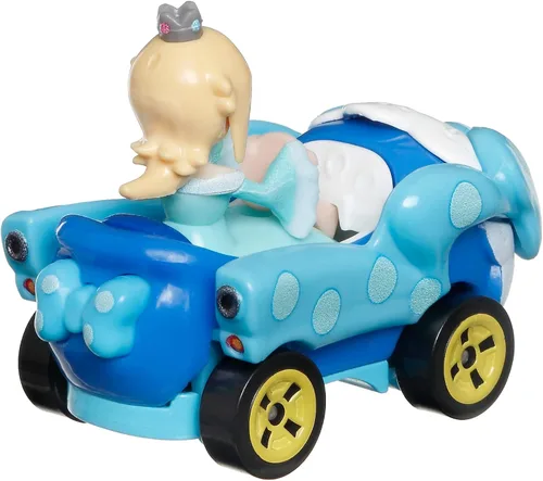Vista 3 de Hot Wheels Mario Kart Rosalina Diecast Car [Reina del Cumpleaños]