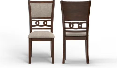 Vista 24 de New Classic Furniture Sillas de comedor Gia, juego de 2, color marrón