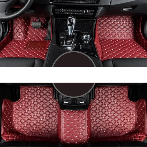 Vista 9 de Tapete de coche personalizado para Mazdas CX3 CX30 MX5, accesorios para pies (color beige)