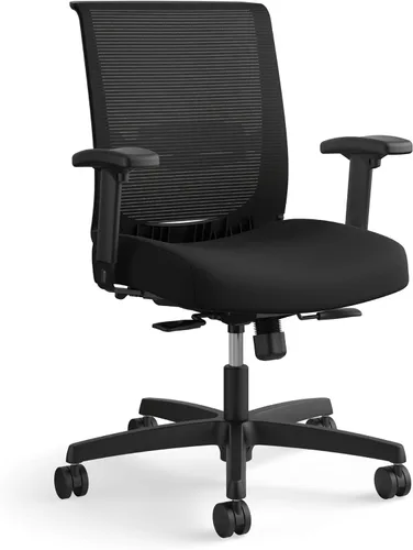 Vista 11 de HON Convergence - Silla de oficina ergonómica con respaldo de malla, brazos ajustables, soporte lumbar, silla de escritorio con inclinación