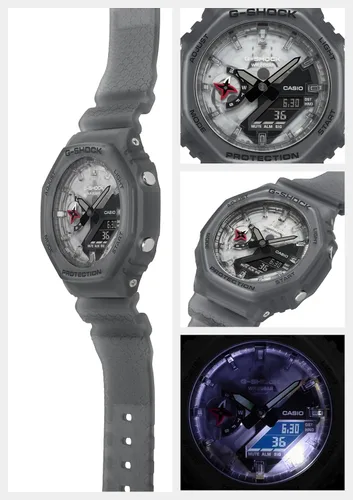Vista 5 de Casio G-Shock GA-2100NNJ-8AJR Ninja Diseño Motivo Modelo Japón Importación Nuevo, Reloj