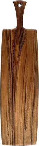 Vista 12 de Ironwood Gourmet Tabla pequeña rectangular de Provenza para remo, madera de acacia