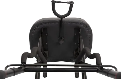 Vista 11 de Gator Frameworks Silla plegable para guitarra con asiento acolchado y colgador de guitarra montado en la parte trasera, (GFW-GTRSTOOL)
