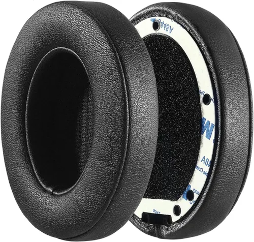 Vista 5 de Beats Studio 2.0 Almohadillas de repuesto para auriculares JECOBB con piel de proteína y espuma viscoelástica para Beats Studio 2 con Negro