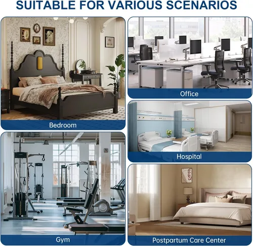 Vista 6 de Humidificadores para habitación grande, 5 L, humidificador sin niebla para plantas de bebé, purificadores de aire de llenado superior silencioso