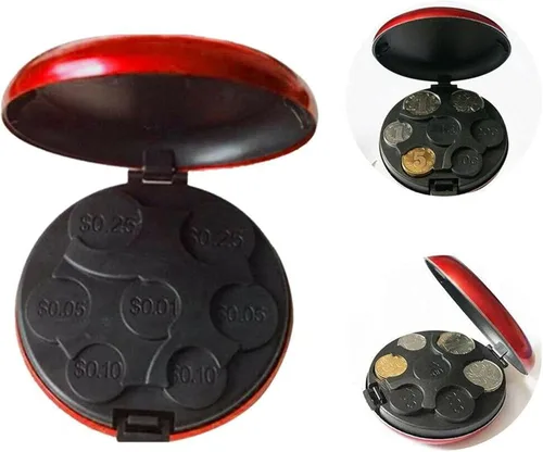 Vista 3 de 4 unidades de monedas, dispensador de monedas, monederos, monederos de aluminio