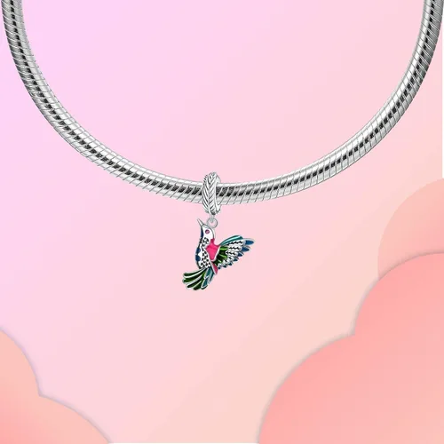 Vista 221 de LUXILLA Abalorio de plata de ley 925 para madre, hija, abuela, para familia, amor, madre, hija, abuela, para pulseras, collares, dijes, abalorios