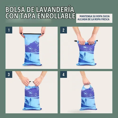 Vista 6 de TRIPPED Travel Gear - Cubos grandes de compresión para equipaje de viaje, organizadores de equipaje, juego de 7 piezas para equipaje facturado