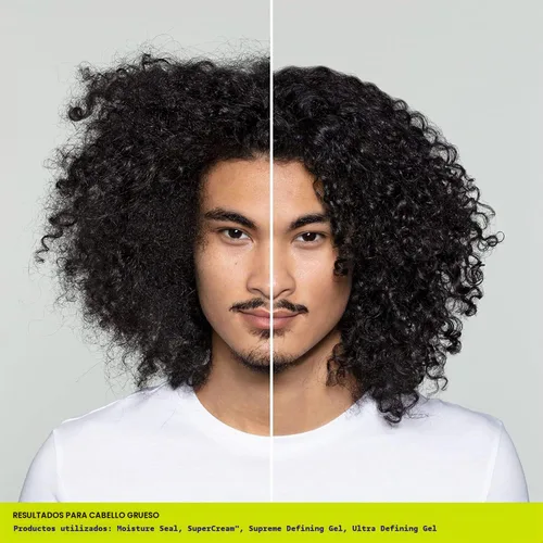 Vista 3 de DevaCurl Definidor con infusión de coco rico en SuperCream Hydra-Definition Blend Estilizador multitarea