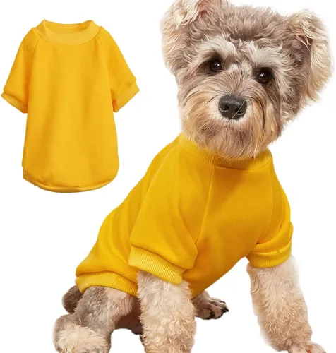 Vista 16 de Suéter para cachorros para perros pequeños, ropa cálida de invierno para gatos, sudadera para mascotas, ropa de punto, ropa de perro y gatito Negro