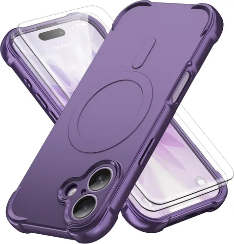 Vista 150 de ORETECH Funda para iPhone 11, con [2 protectores de pantalla de vidrio templado] [prueba de caídas de grado militar de 10 pies]