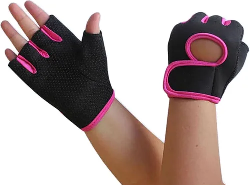 Vista 7 de Fakeface Guantes de entrenamiento fundamentales sin dedos Deporte Levantamiento de pesas Ciclismo Equitación Fitness Gimnasio Ejercicio Entrenamiento