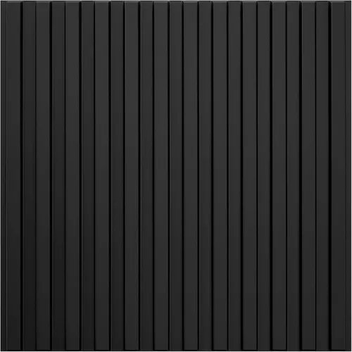 Vista 9 de STICKGOO Panel de pared de listones, paneles de pared 3D para decoración de pared interior, panel texturizado acanalado de PVC, 12 azulejos, 19.7 x