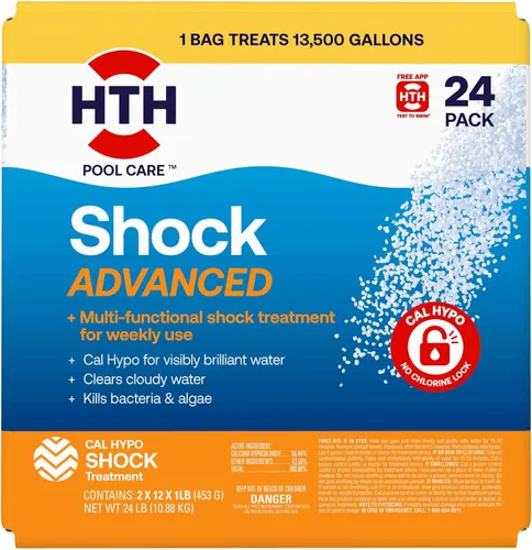 Vista 11 de HTH 52039 Pool Care Shock Ultra, químico para piscina, fórmula Cal Hypo (paquete de 1)