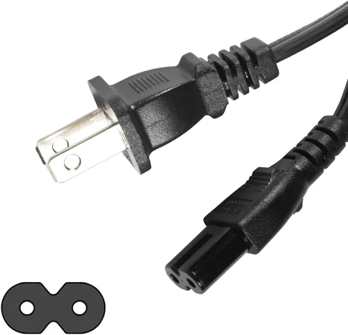 Vista 2 de HQRP Cable de alimentación de CA compatible con Panasonic TC-50A400U TC-50AS530U TC-50AS530UE TC-50AS630U TC-50AS650UE TC-50ASU534 TC-60AS640U LED