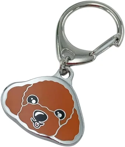 Vista 15 de Dog Keychain, Pet Pendant Keyring, Metal Keyring for Dog Lovers, Pattern Bag Pendant Decoration Malamute negro de Alaska