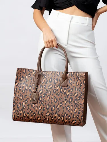 Vista 4 de Cavalli Class MODENA Camel Bolso grande para mujer, Camello