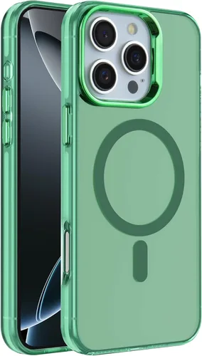 Vista 11 de S. Tedazo Funda magnética para iPhone 7/8 Plus (5.5 pulgadas) compatible con MagSafe, [no amarillenta] delgada, a prueba de golpes, funda para Negro