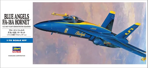 Vista 2 de Hasegawa 1/72 Blu Angel F/A-18A Hornet