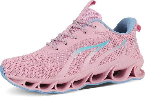 Vista 3 de APRILSPRING Womens Walking Shoes Running Fashion Non Slip Type Sneakers