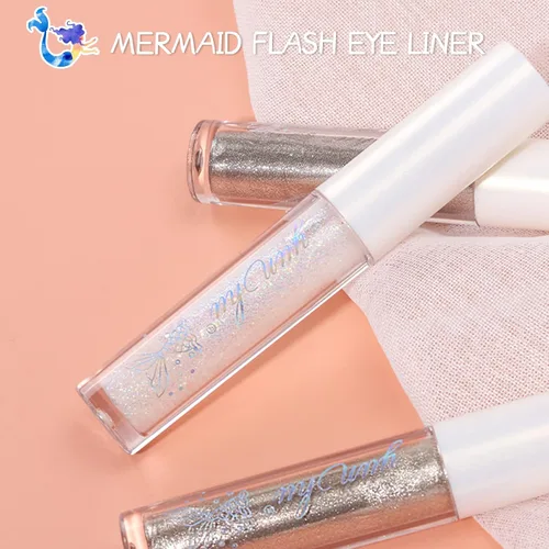 Vista 9 de Erinde Sombra de ojos delineador de ojos con purpurina líquida #01#03