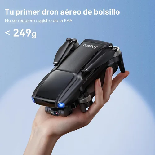 Vista 3 de Ruko U11MINI 4K (RC3), dron para principiantes con controlador de pantalla táctil y hélices de dron U11MINI 4K